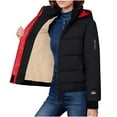 thumbnail image 2 of UPPADA Womens Fall Coats Cropped Puffer Jacket Oversized Black Short Puffy Winter Coat Ladies Fall Jackets Lightweight with Pockets,Light Weight Jackets Womens Plus Size Black,XXL, 2 of 7