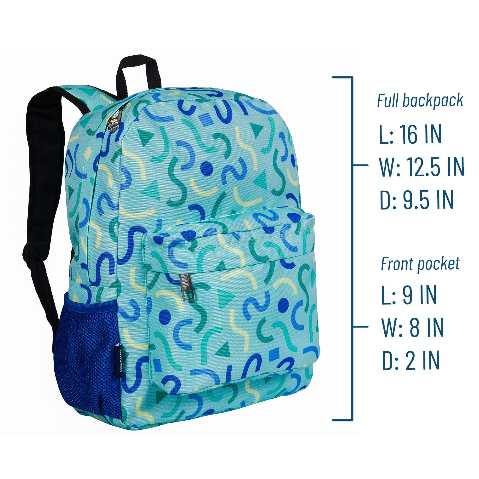 Wildkin Kids 16 Inch Backpack for Boys and Girls (Confetti Blue)