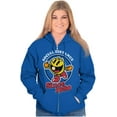 thumbnail image 3 of PACMAN Social Distance Funny Gamer Zip Up Hoodie Men's Women's Brisco Brands S, 3 of 6