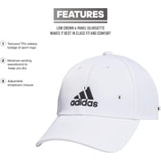 adidas Men's Decision Training Hat (White/Black, One Size)