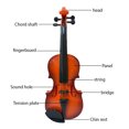 thumbnail image 3 of Violín simulado, práctica musical, violín para principiantes, kit de violín musical, 3 of 8