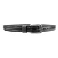 thumbnail image 3 of Gelante Mens Leather Belt - One Piece Top Grain Thick Heavy Duty 38009-Black-XL, 3 of 5