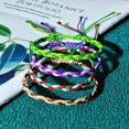 thumbnail image 2 of SNNROO 1pc Colorful Boho Waterproof Braided Beach Surfing Bracelet, 2 of 7