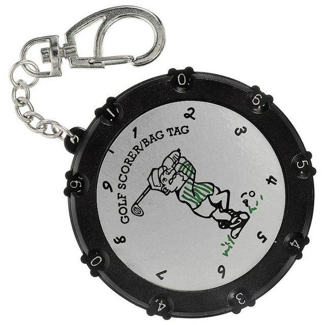 Compteur de Coup Portable 18 Trous pour Golf, Accessoires de Golf Argent