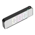 LED Projection Clock Large Screen Big Font Alarm Clock 12H 24H Display