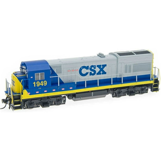 Intermountain Ho Scale U18b Csx Csxt Gray Blue Yellow Diesel Locomotive Dcc Walmart Com