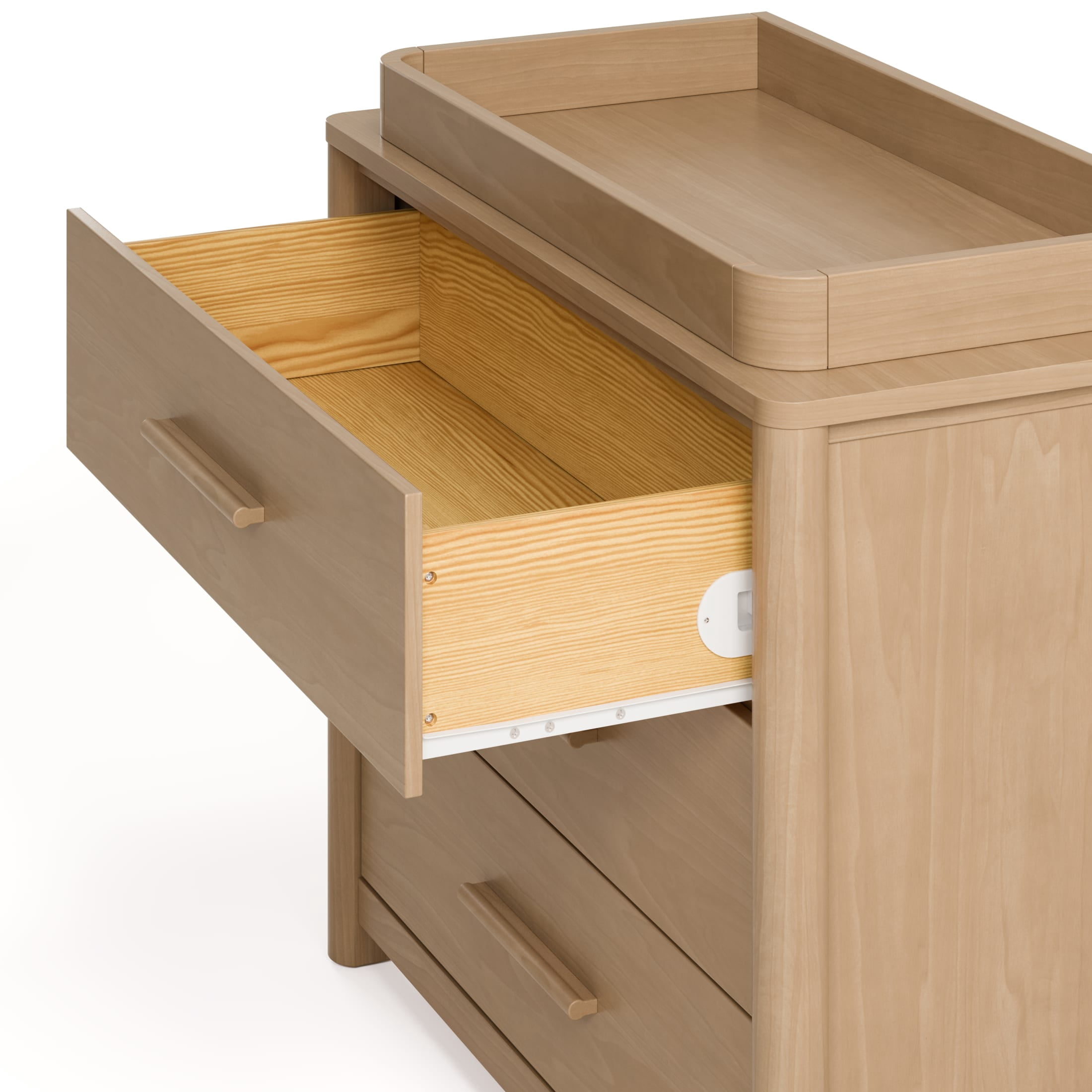 Art of Nursery by Storkcraft Malta 3 Drawer Chest with Removable Changing Topper - Driftwood