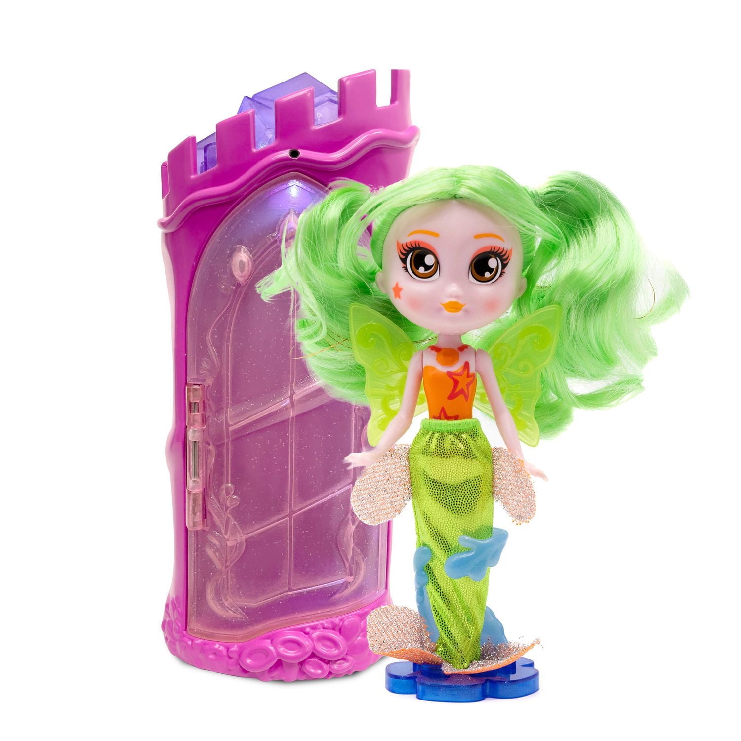 Bright Fairy Friends Mermaid Fairy Doll with Sea Castle