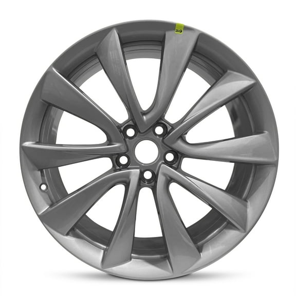 For 2018-2022 Tesla Model Y 20 Inch Painted Silver Aluminum - New OEM Rim - Road Ready Car Wheel