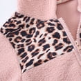 thumbnail image 4 of Awdenio Girls' Down Jackets & Coats, Children's Baby Boys Girls Leopard-print Jacket Fleece Hooded Zipper Jacket, 4 of 9