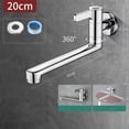 thumbnail image 1 of Balai Rotatif pour Évier Piscine Acier Inoxydable Robinet d'Eau Froide Prolongé, 1 of 5