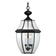 NY1179K-Quoizel Lighting-Newbury - 3 Light Large Hanging Lantern-Mystic Black Finish