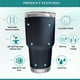 thumbnail image 2 of Vaso Térmico LUXHOME 30 oz Acero Inoxidable Rojo 2 Pack, 2 of 4