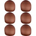 thumbnail image 1 of 6 Pieces Unisex Wig Caps Breathable Nylon Wig Cap (Brown), 1 of 4