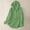 #0363-Green, variant on Women's Cotton Linen Sun Protection Shirts Hoodie Long Sleeve Button Down Gauze Shirts Lightweight Summer Tops 2026