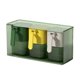 thumbnail image 4 of Juego de caja de con tapa y , recipiente de almacenamiento de especias transparente, botella de condimento de tarro 3 rejillas Gloria Estante de condimentos, 4 of 8