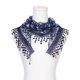 thumbnail image 2 of INSPIRE CHIC Chal de Encaje Mantilla de Tul, Cubierta Triangular para la Cabeza, Velo de Iglesia para Misa, Damas de Honor de Boda 51.2"x15.7" Azul Marino, 2 of 5