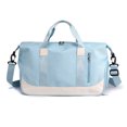 thumbnail image 1 of Bolsa de gimnasio Estrela para hombres y mujeres, bolsa de entrenamiento para el fin de semana, bolsa de hombro para la noche, ligera, con compartimento para zapatos y bolsa húmeda, 1 of 5