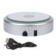 thumbnail image 2 of Adorno de base de pantalla LED redondo con cable USB, soporte de exhibición iluminado, base de luz Plata, 2 of 9