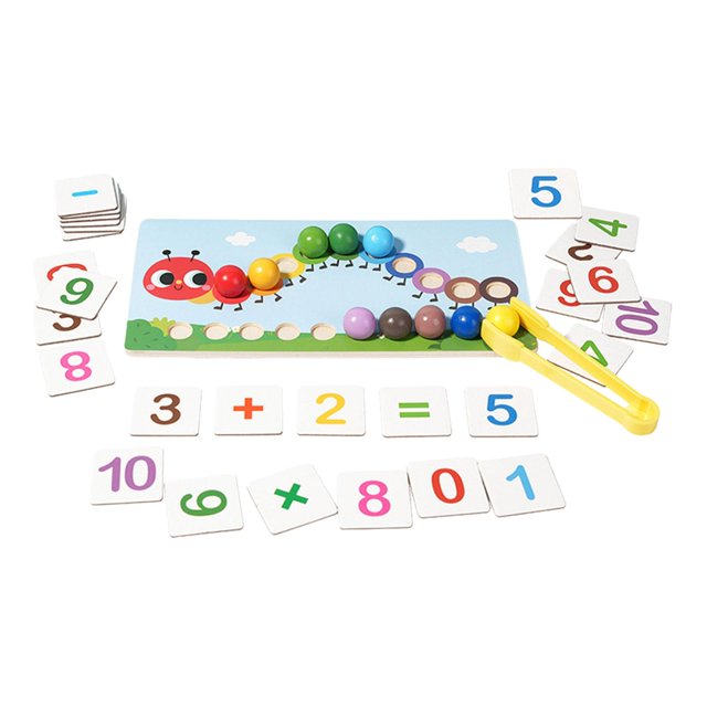 Rompecabezas de Cuentas Arco Iris, Juguete Montessori, Juguete Educativo, Juguete de Clasificación de Colores para Niños Pequeños Y Niños