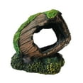 thumbnail image 1 of Decoración de acuario de barril Adorno de acuario Escondite de reptiles Decoración Escondite de betta Cueva de roca Casa Decoraciones de pecera Cueva S, 1 of 8