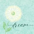 thumbnail image 2 of Lovely Blue-Green and Cream Dream, Hope and Wish Dandelion Prints by Noonday Design; Floral Decor; Three 12x12in White Framed Prints, 2 of 6