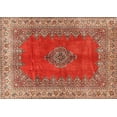 thumbnail image 1 of Ahgly Company Indoor Rectangle Traditional Tangerine Pink Medallion Area Rugs, 2' x 5', 1 of 6