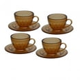 thumbnail image 4 of 4x Dollhouse Tea Cup Set, Pretend Play Realistic 1:6 Scale, Dollhouse Furniture Mini Tableware Doll House Decoration for Micro, Landscape Decor Brown, 4 of 8