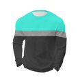 thumbnail image 5 of Mens Waffle Long Sleeve Shirt Crew Neck Thermal Underwear Casual Pullover Knit Fitness Loungewear Top, 5 of 5