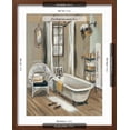 thumbnail image 5 of Art.com French Bath II Art Print by Silvia Vassileva, Brown Frame Wall Art, 17" x 21", 5 of 5