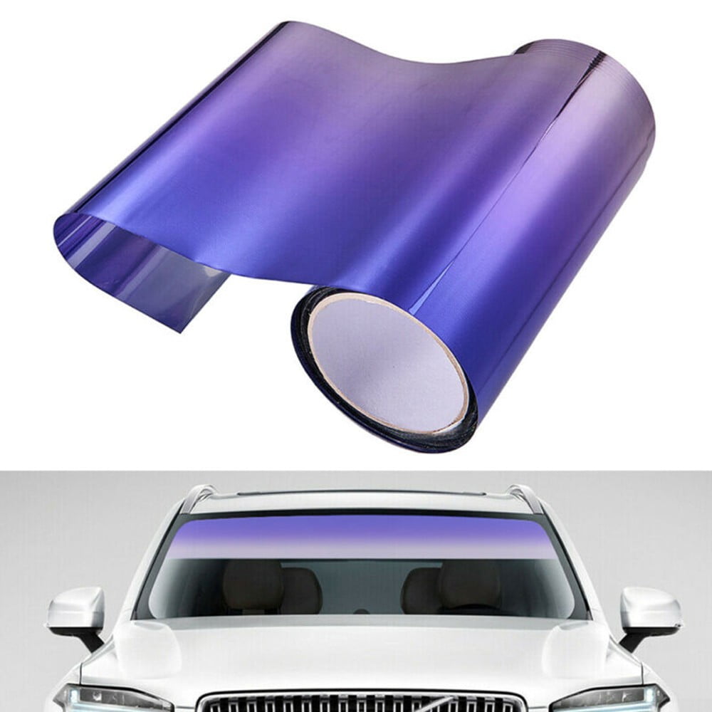 Car Window Sun Visor Strip Tint Film Front Windshield Protect Shade