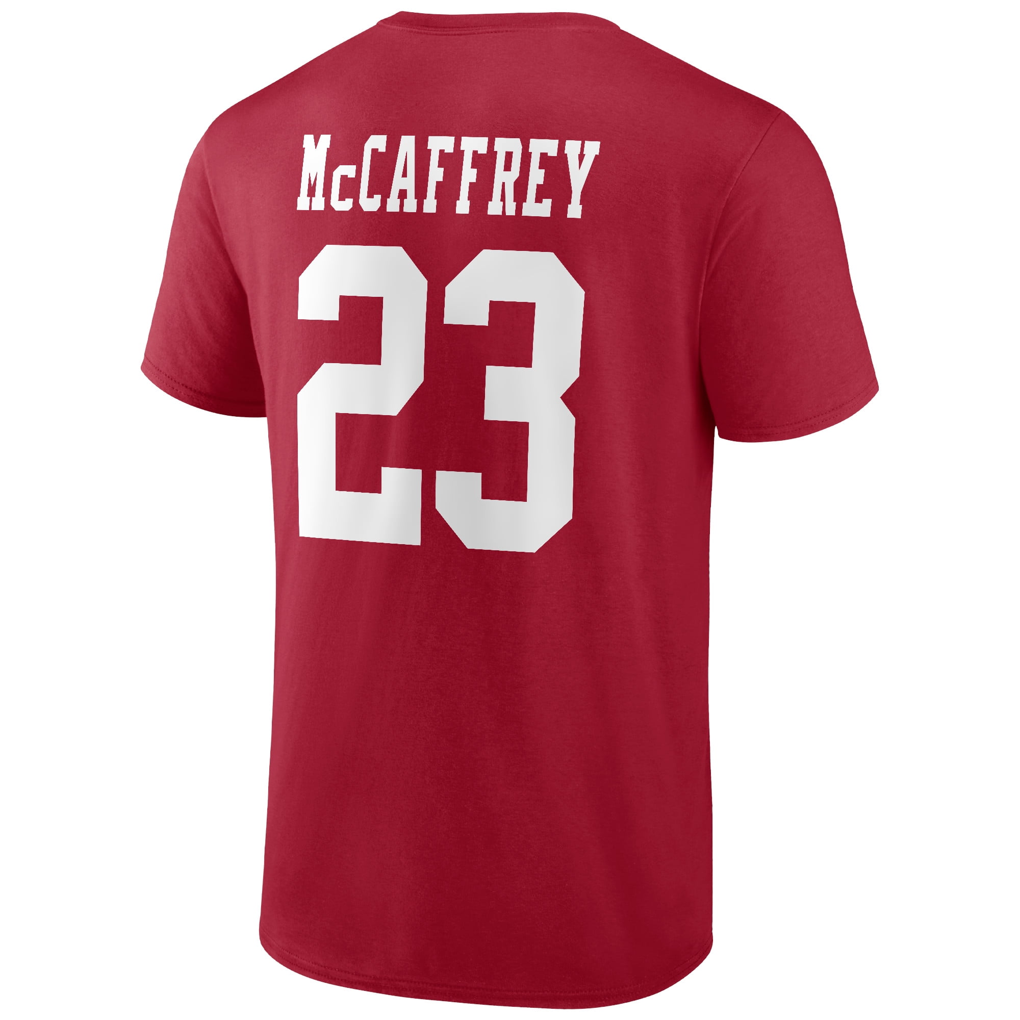 NFL Christian McCaffrey San Francisco 49ers Mens Name & Number Short Sleeve Tee