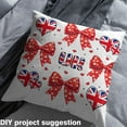 thumbnail image 2 of Manfei Union Jack Fabric by the Yard (1 Yard), Kawaii Red Bowtie Decorative Fabric by the Yard, Cute Hearts Sewing & Crafting Fabric, Luxury Living Room Decor, 2 of 6