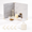 5PCS-A, variant on Marble+Subway Tile 24x24 Inch Flat Lay Photo Studio Backdrop Boards