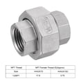 thumbnail image 4 of Unique Bargains Connecteur de Raccord de Tuyau Hexagonal Filetage Femelle 1/2 NPT Acier Inoxydable 304, 4 of 5