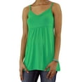thumbnail image 2 of Women Vicose Spandex Spaghetti Strap Cami Tunic Knit Top, 2 of 4