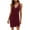 Red, variant on Cagogo Under $10 Women's Sexy V Neck Sleeveless Wrap Ruched Sheath Bodycon Casual Party Cocktail Dress Club Mini Short Summer Dresses