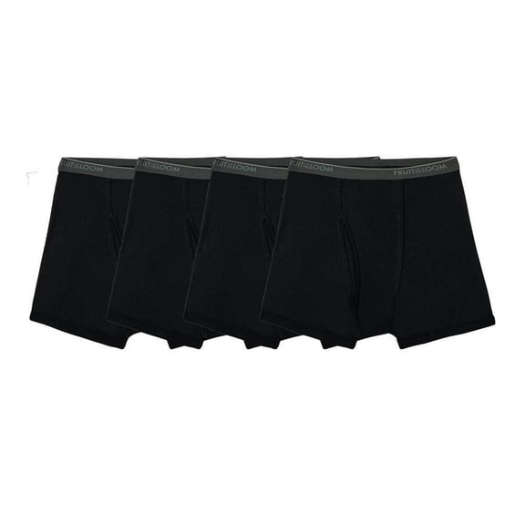 Bóxer Fruit Of The Loom para Hombre, Trunk Low Rise Negro 4 Piezas Talla G