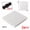 white-2pcs, variant on Wholesale Pixel Art Building Block Bottom Plate 65803 Brick 16X16 Baseplate Part Compatible 98138 Pixel Small Particles Toy Gift