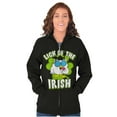 thumbnail image 4 of Luck of the Irish Clover Tootsie Owl Zip Up Hoodie Men's Women's Brisco Brands M, 4 of 6