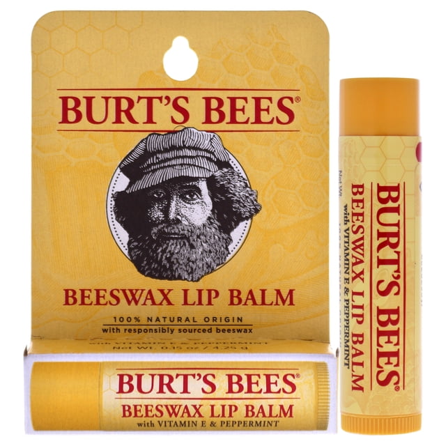Bálsamo labial Burts Bees Burts Bees Beeswax Lip Balm With Vitamin E Peppermint Bálsamo labial Unisex 0.15oz