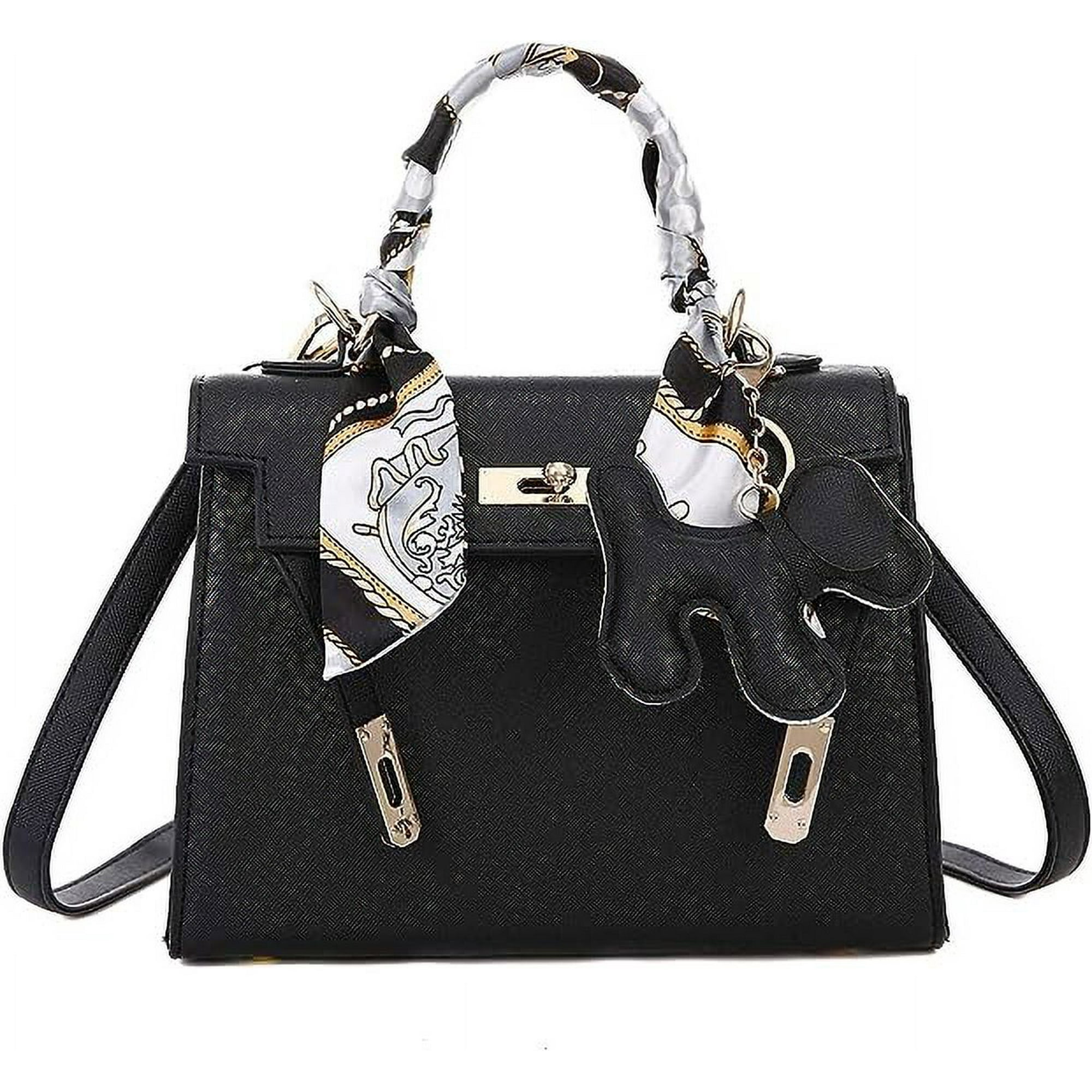 Women PU Fashion Designer Ribbon Handbags Crossbody Bags Top Handle Satchel Tote Bag Luxury Bag