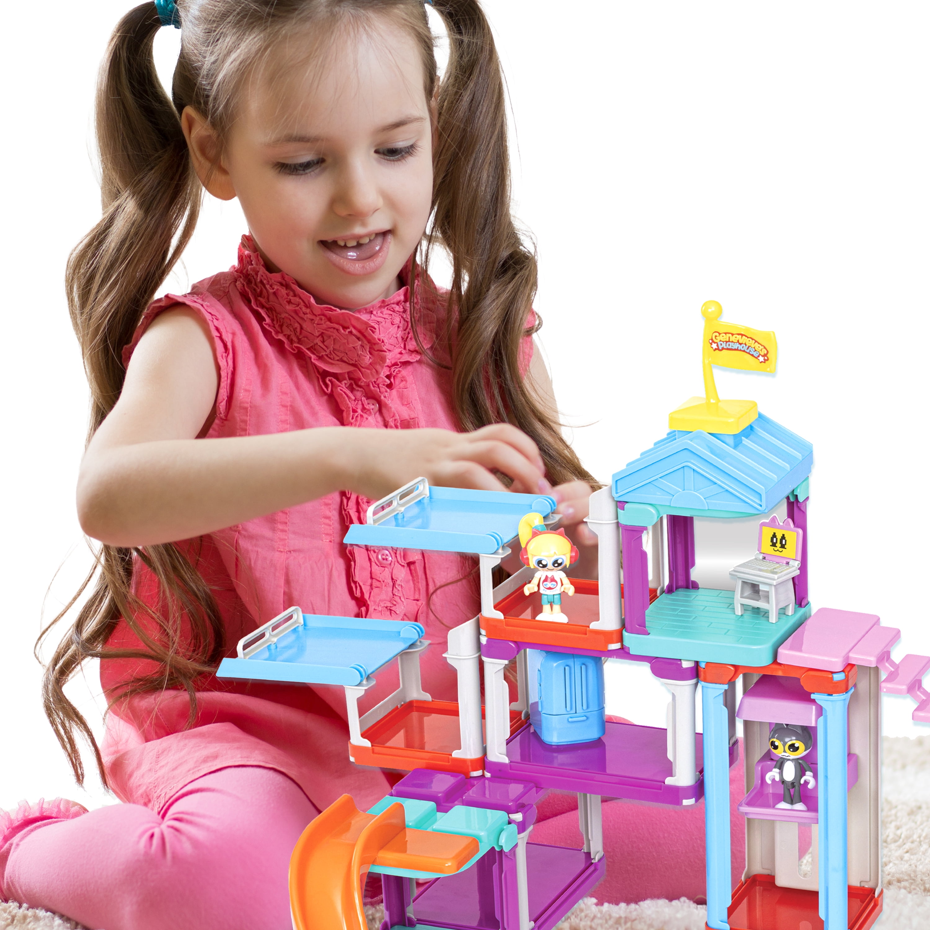 Genevieve's Playhouse Interactive Playset, YouTube Learning Channel, Educational Content, Official Brand Merch, Ages 3+