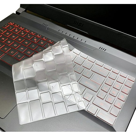 shiyou-Keyboard Cover for MSI Cyborg 15 A13VE 2023, MSI GL66 GL76, Stealth GS77, Katana GF66 GF76, Raider GE78 HX, MSI Sword 15 17, MSI Crosshair 15.6" 17.3", Stealth 16 17 Studio Keyboard Skin Acces