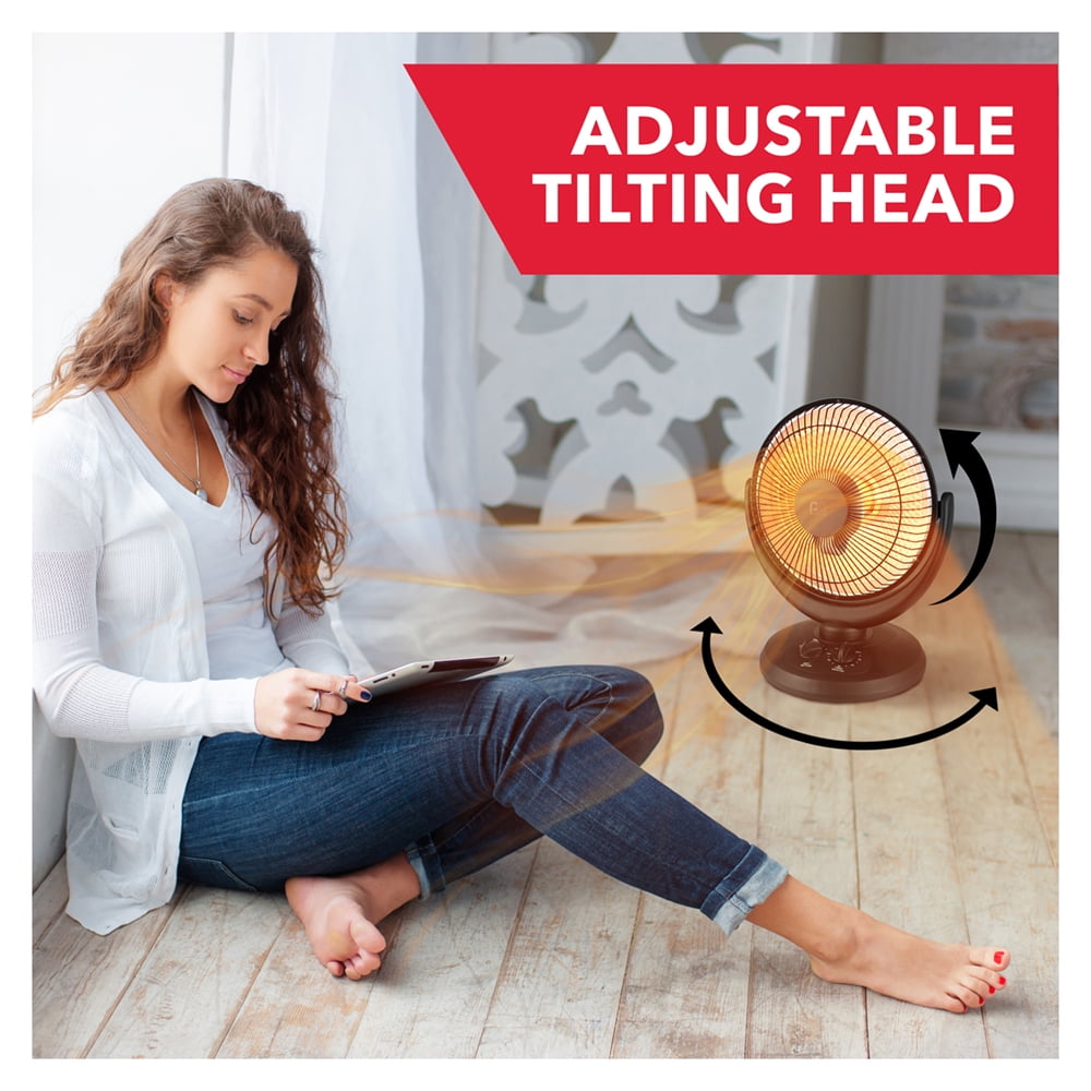 Perfect Aire Oscillating Radiant Dish Heater - Walmart.com