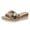Black, variant on Women's Slippers Open Toe One-Line Linen Rope Thick Sole Wedge Cloth Sandals Floral Summer Comfortable Shoe Yellow Mothers Day Gifts