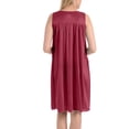 thumbnail image 4 of EZI Nightgowns for Women - Soft & Breathable Satin Night Gowns for Adult Women - Medium to Plus Size Womens Sleep Shirts - Knee-Length Nightgown, 4 of 6