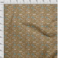 thumbnail image 4 of oneOone Velvet Brown Fabric Writing Text Quilting Supplies Print Sewing Fabric By The Yard 58 Inch Wide, 4 of 4