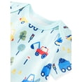 thumbnail image 4 of Garanimals Baby Boy Cotton Lap-Shoulder Short-Sleeve Bodysuit, 0–24M, 4 of 8