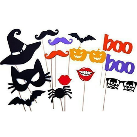 Halloween Masks, Halloween Photo Booth Props, Party Decorations,NO DIY REQUIRED, on a stick ready to be used by usa-sales By UsaSales Ship from US